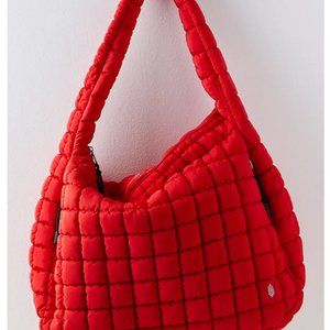 Free People Movement Quilted Carryall - Chef's Kiss (Red)